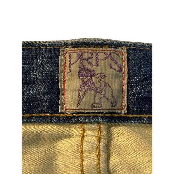 PRPS Mens Jeans 38X34 Straight Leg Button Fly Selvedge Denim Donwan Harrell - Picture 3 of 14